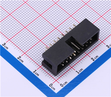 IDC连接器  2.54mm 每排P数:8 排数:2 KH-2.54PH180-2X8P-L8.9